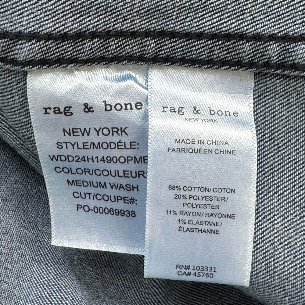 rag & bone Blue Jean Jacket - Picture 5 of 5
